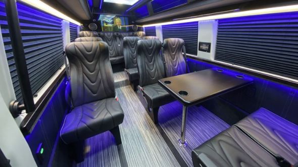 18 passenger sprinter van interior corona