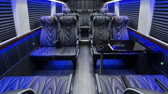 corona 20 passenger sprinter van interior
