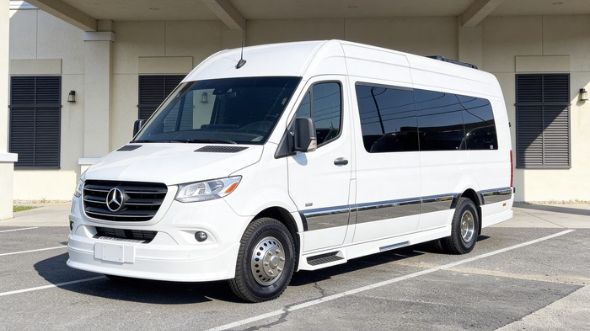 corona wedding sprinter van rental