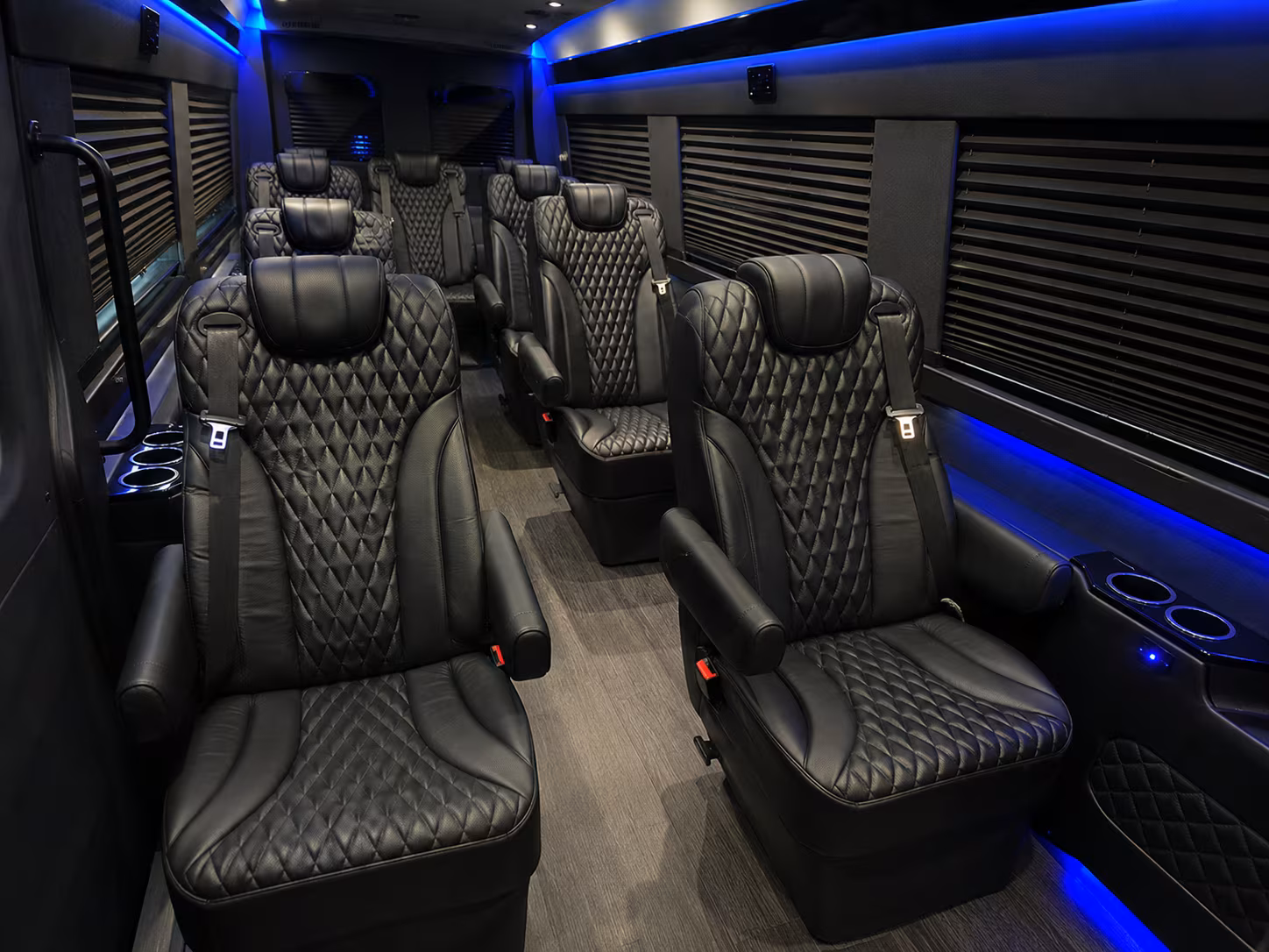 corona 10 passenger sprinter van inside