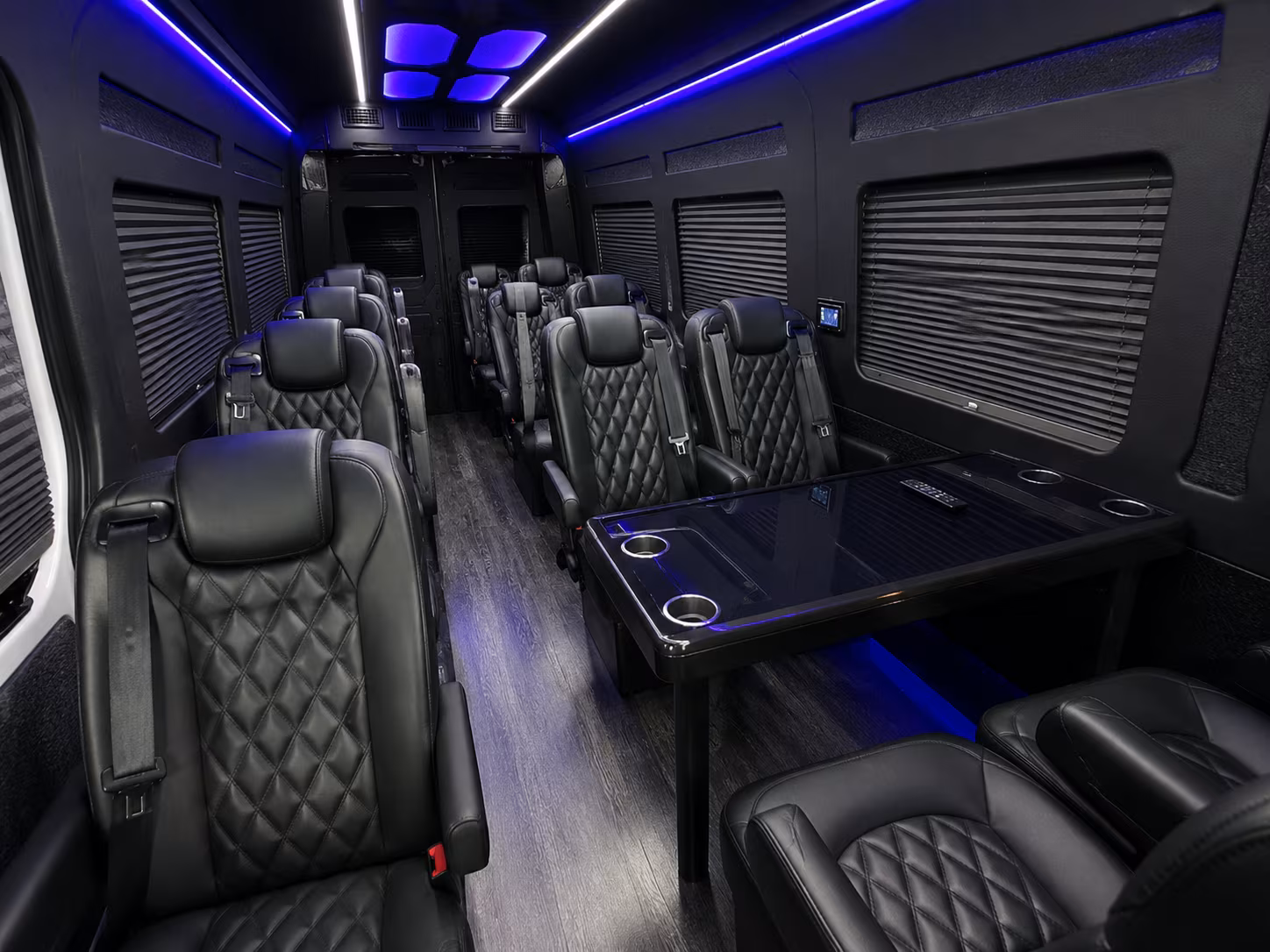 corona 12 passenger sprinter van interior