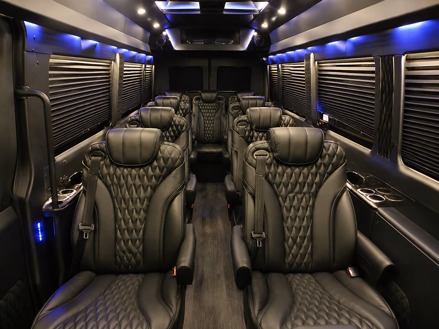 corona 15 passenger sprinter van inside