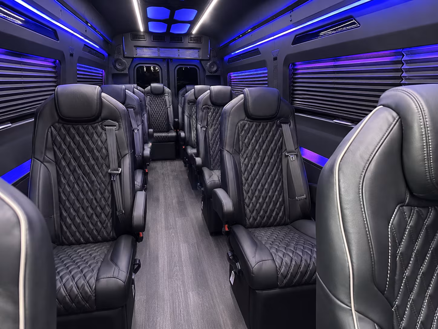 corona 15 passenger sprinter van interior