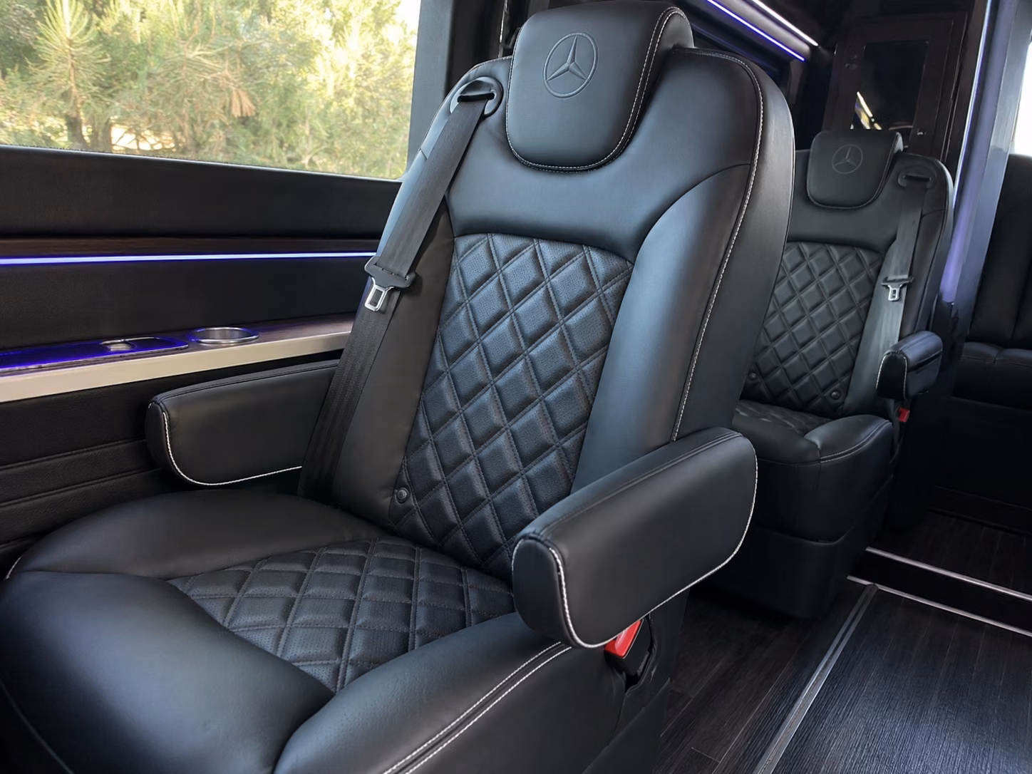 corona 18 passenger sprinter van inside