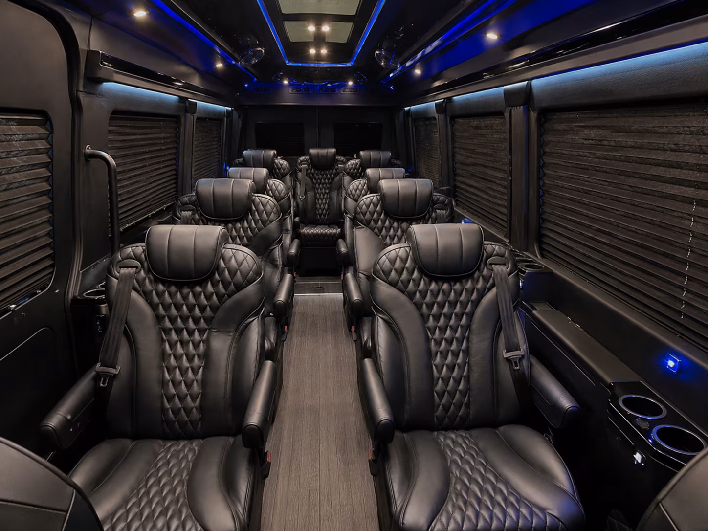 corona 18 passenger sprinter van interior