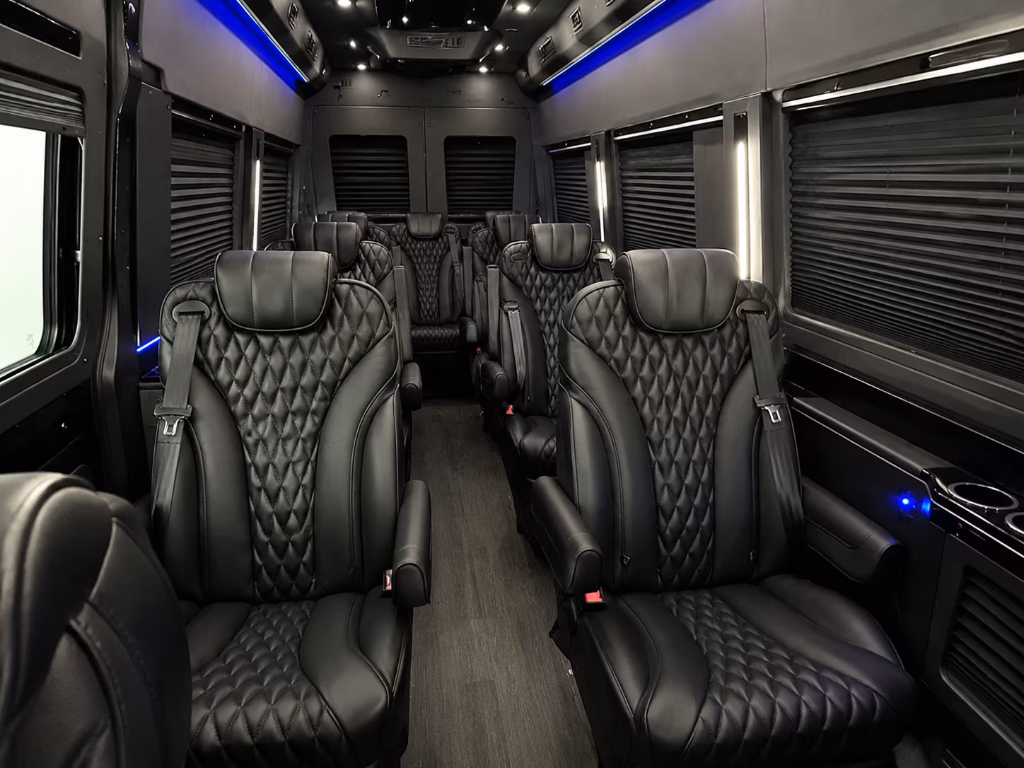 corona 20 passenger sprinter van interior