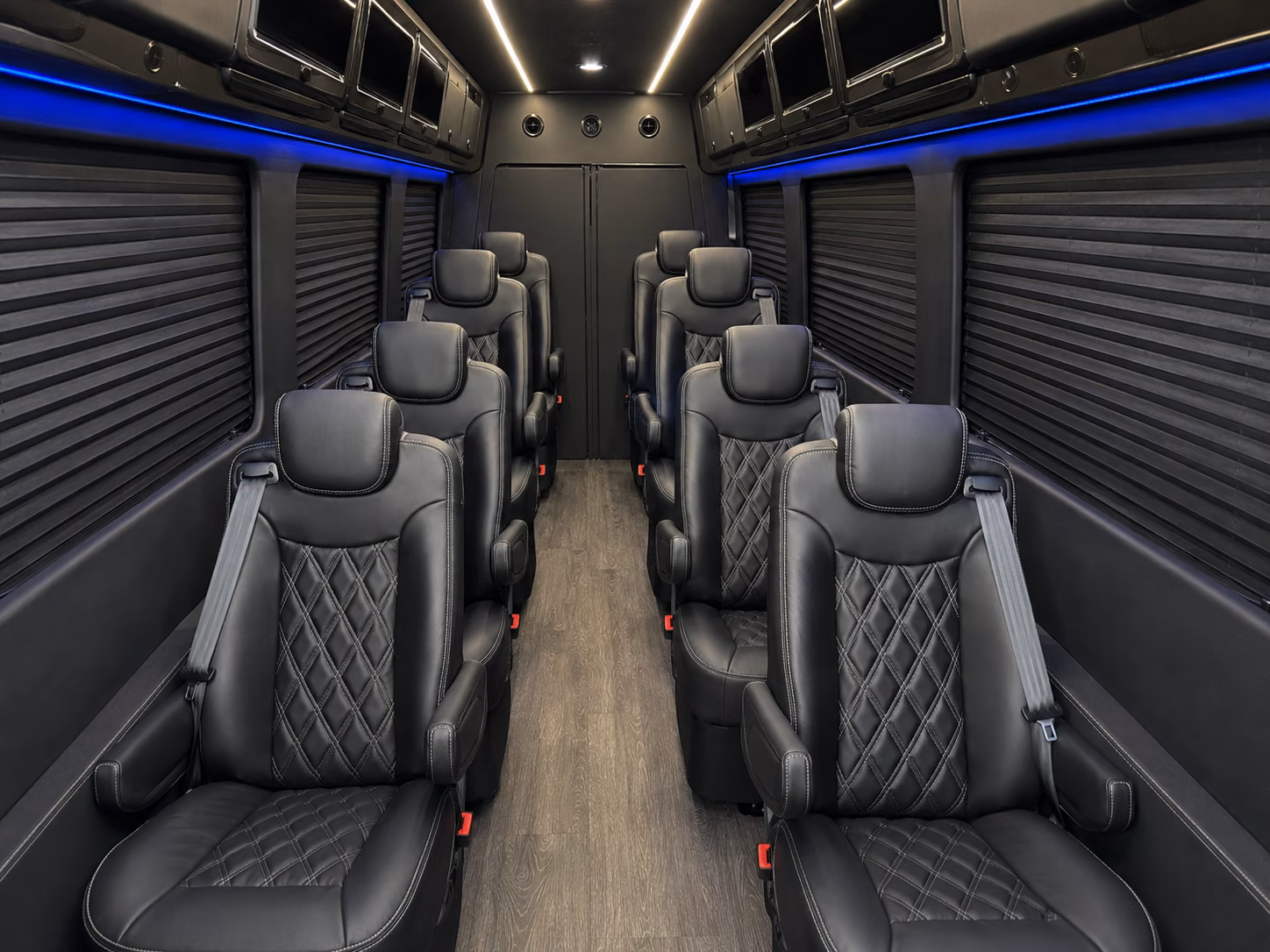 corona 8 passenger sprinter van interior