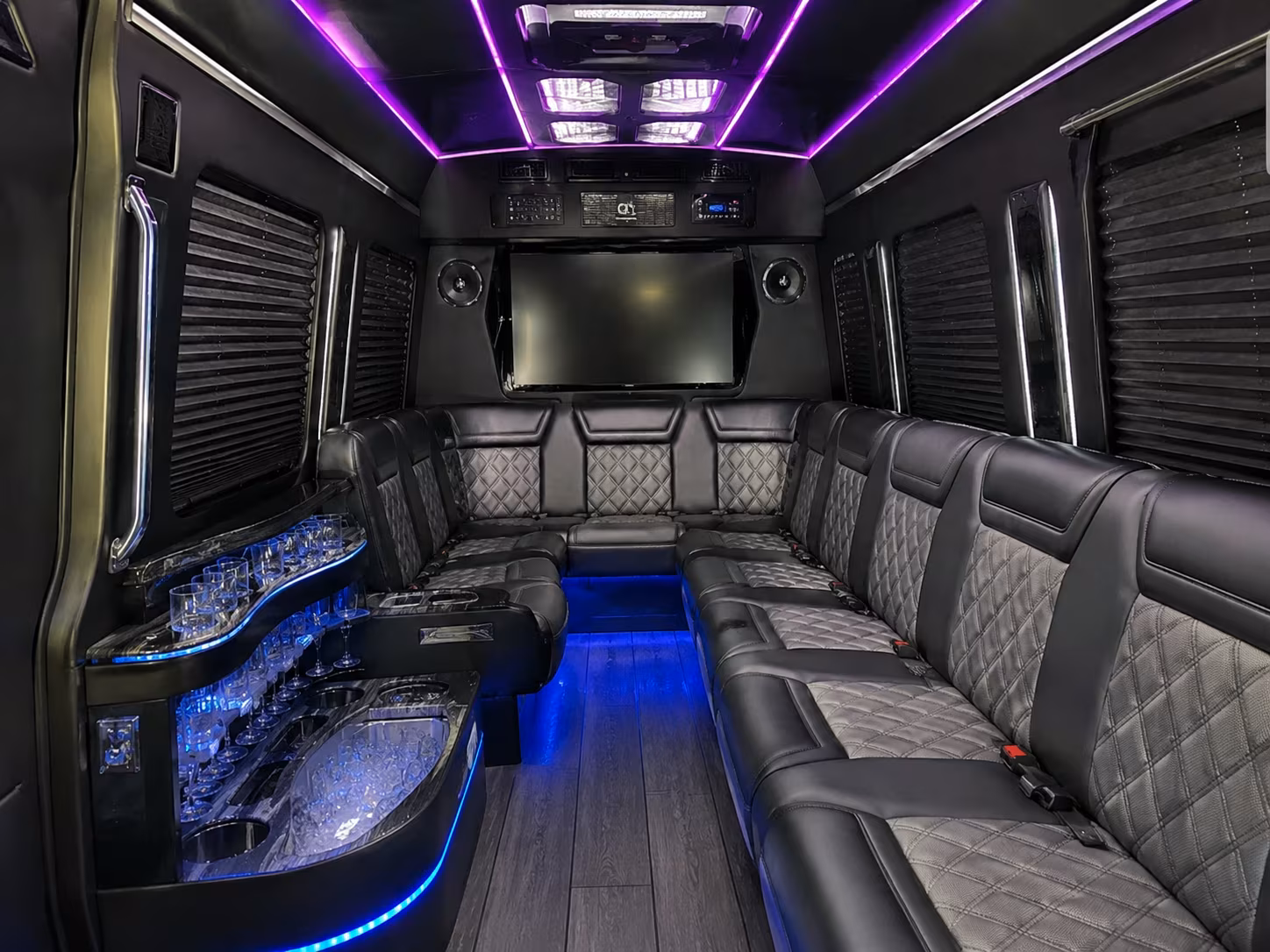 corona prom sprinter rental
