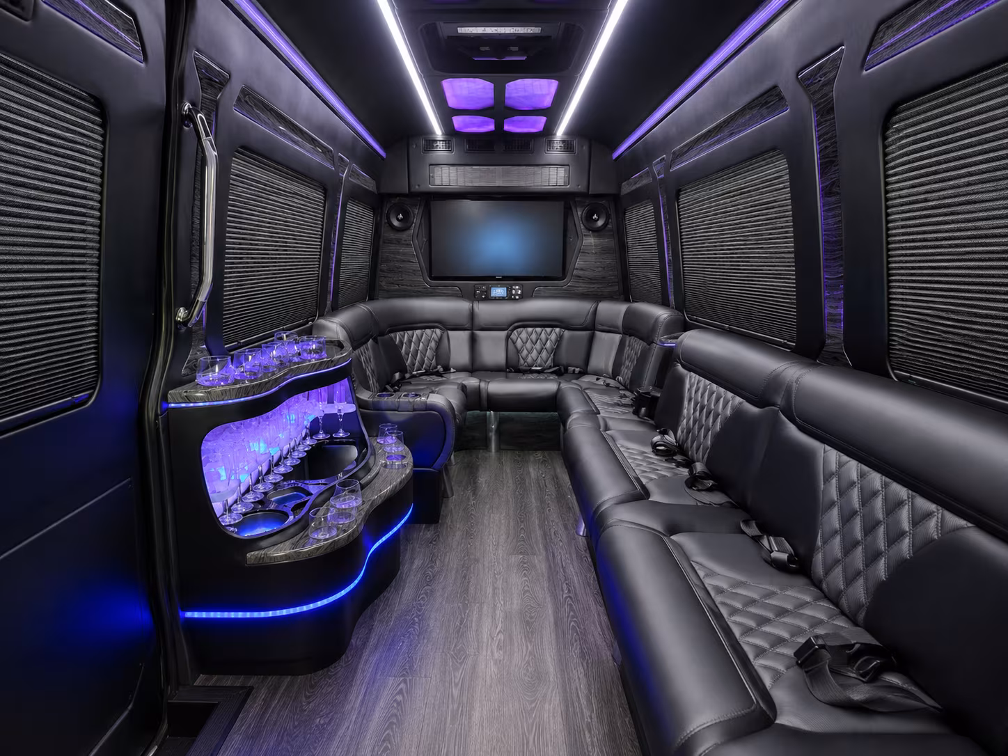 corona sprinter limousine inside